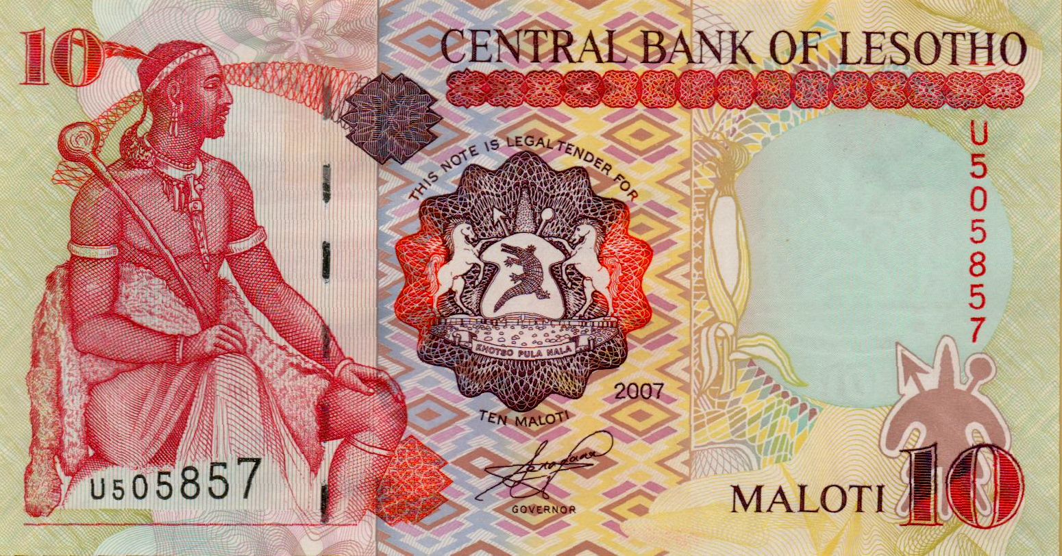 Lesotho 10 2007 UNC P-15/e